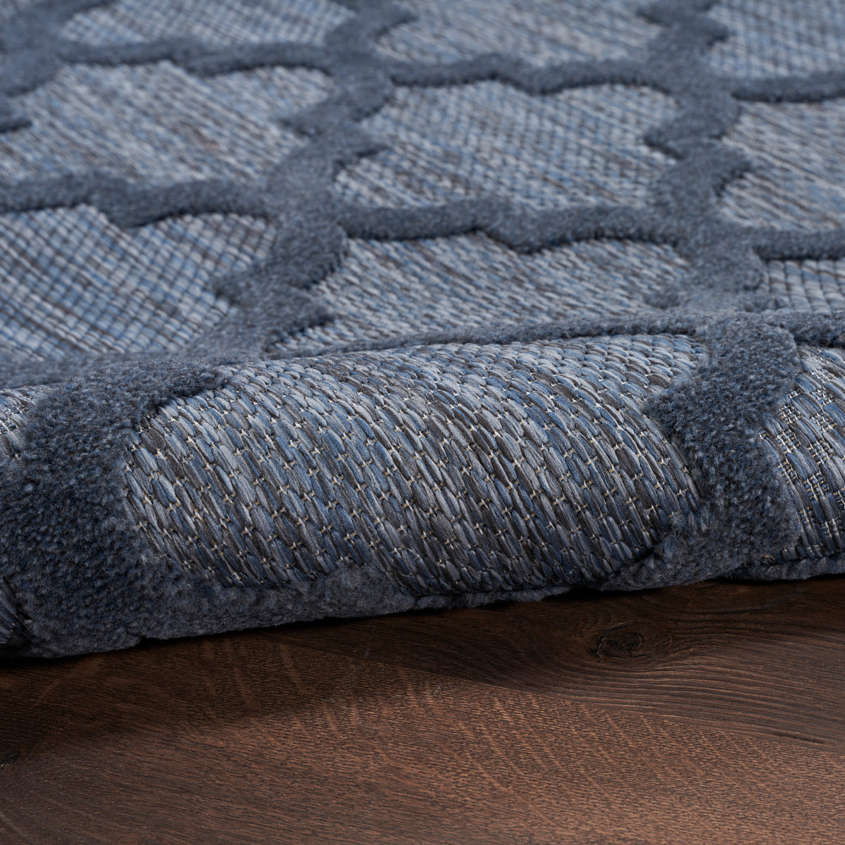 Easy Care NES01 Navy Blue Rug