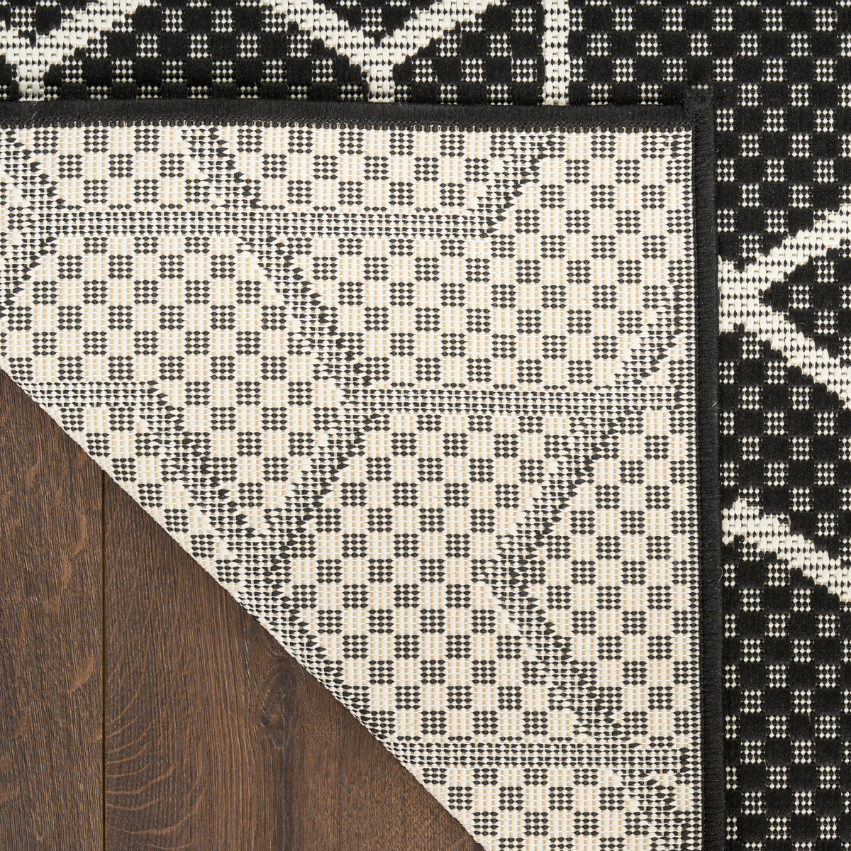 Horizon Indoor/Outdoor HOZ01 Black Rug
