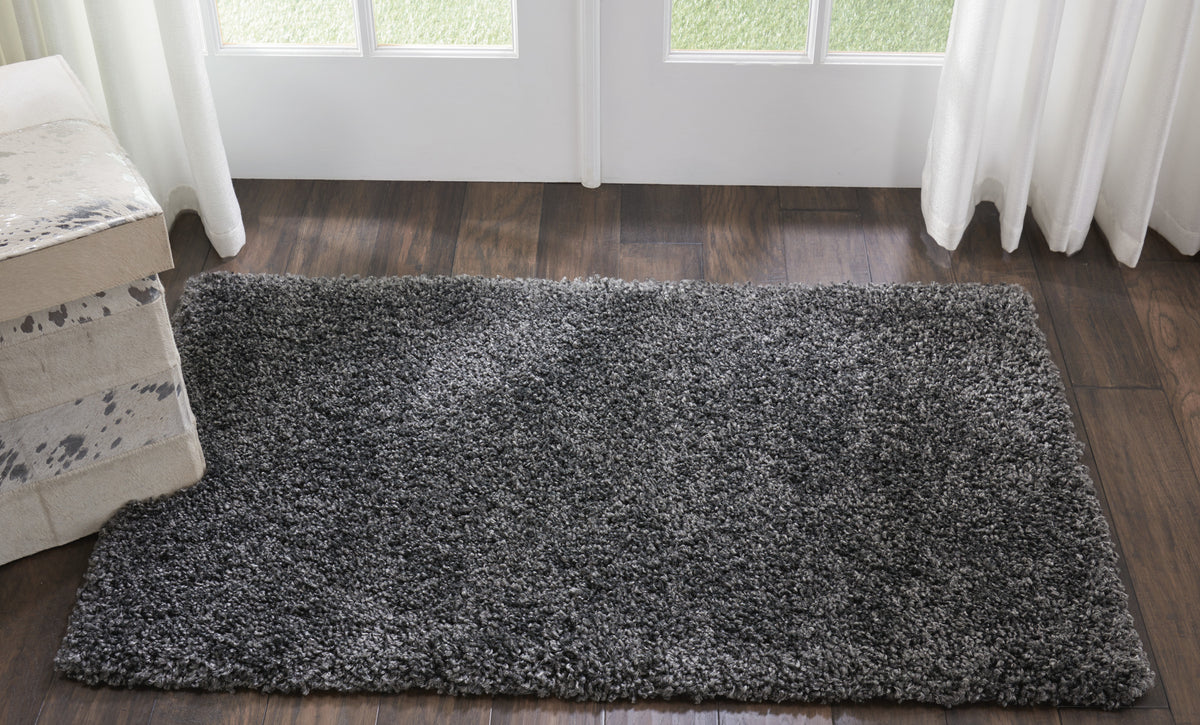 Malibu Shag MSG01 Dark Grey Rug