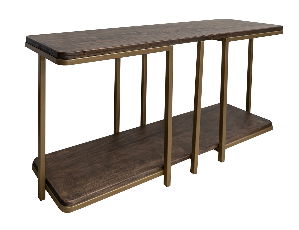 Onix Sofa Table, Metal Base