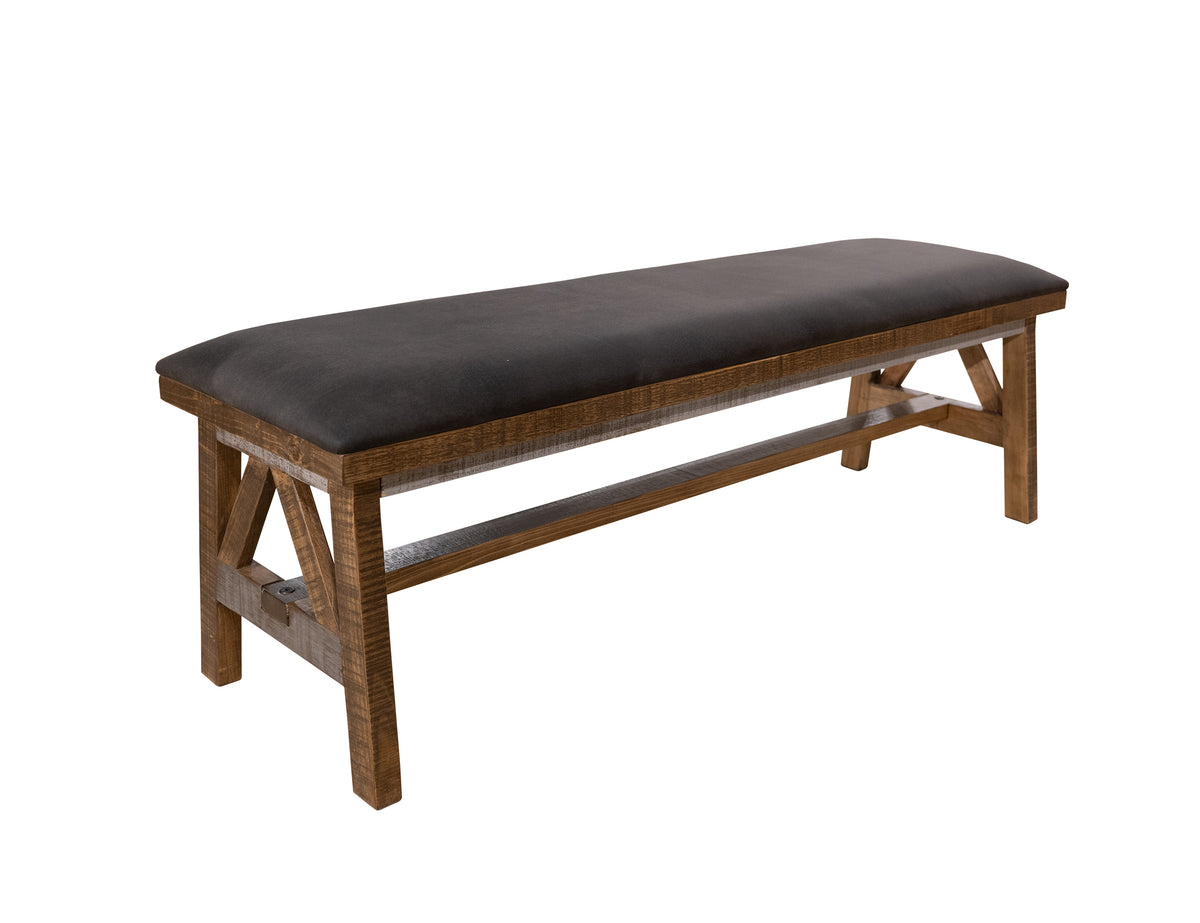 Loft Brown Bench, Multicolor