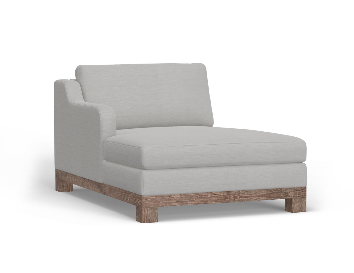 Samba Chaise, Beige, Wooden Frame & Base, Sectional Left - IUP298-CSE-LF-131
