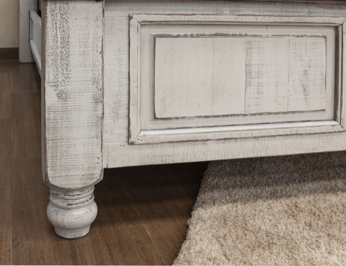 Stone Platform, White, 6/6 Low Profile