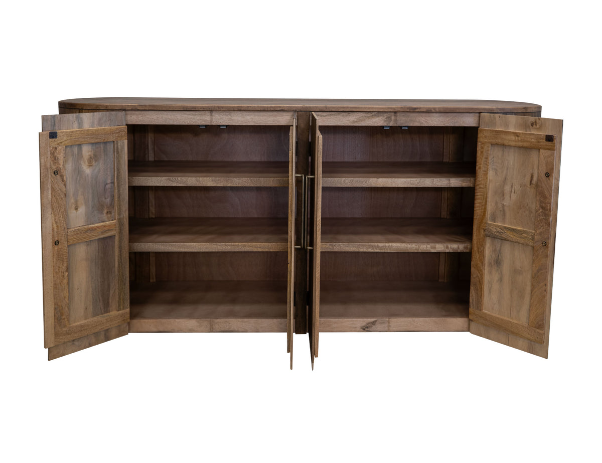 Balam Console, Brown, 4 Doors