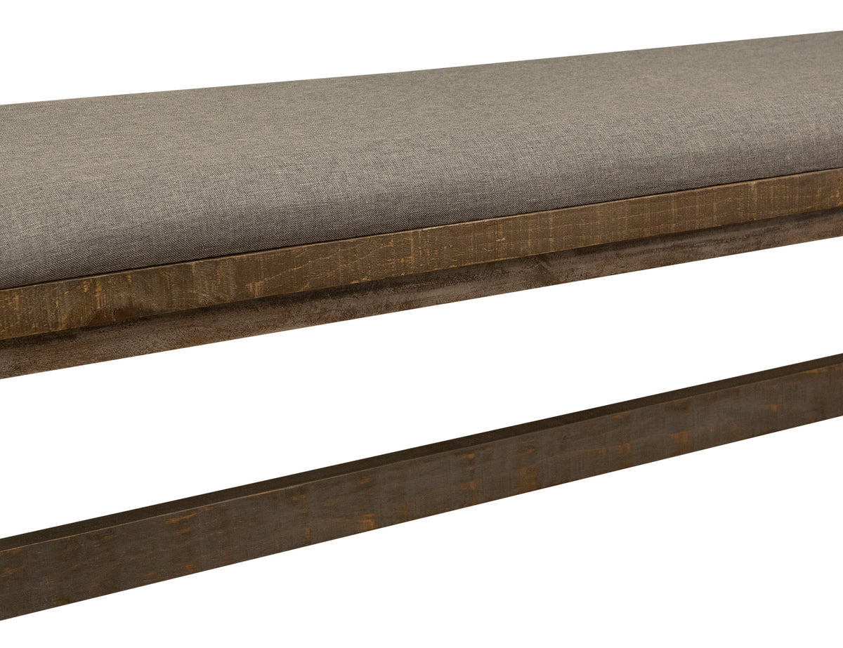 Loft Brown Bench, Multicolor, Wooden bench for bedroom