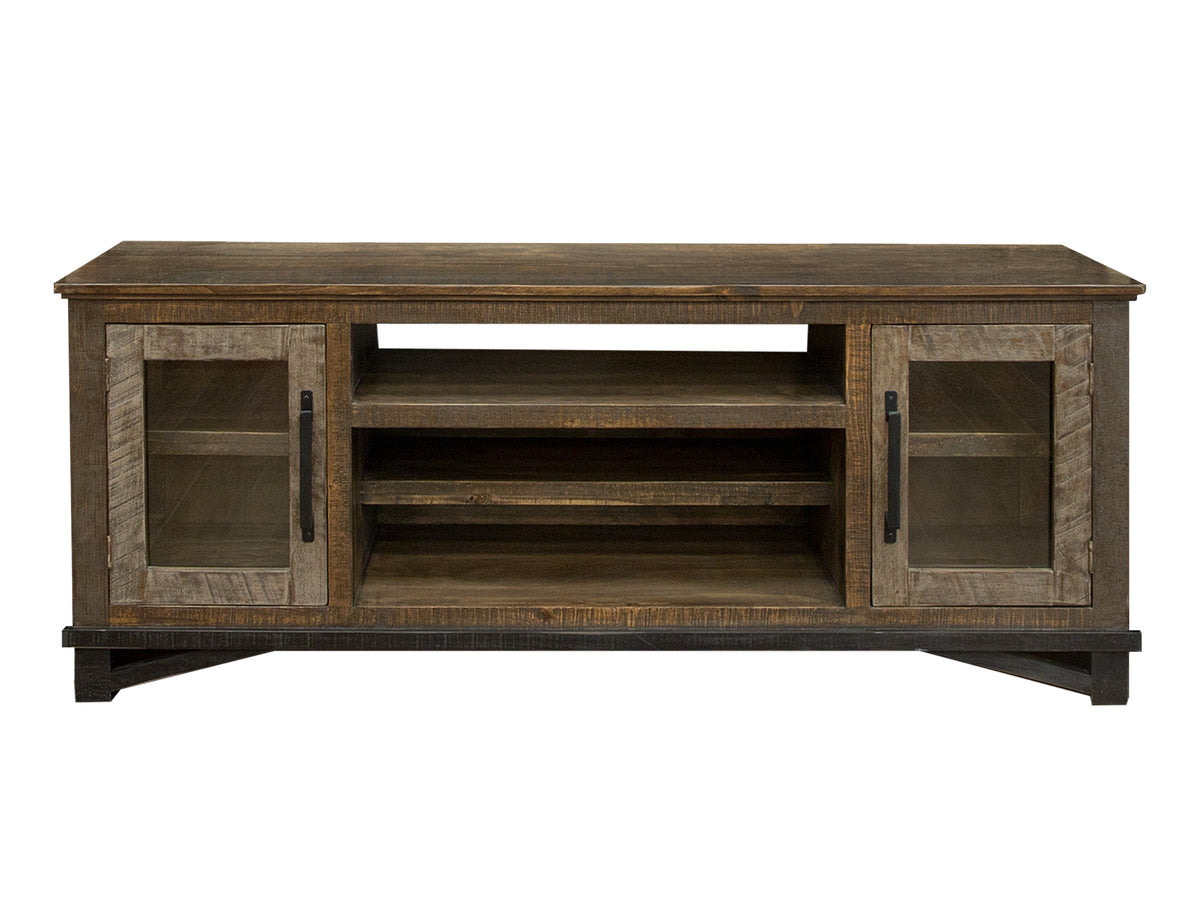 Loft Brown TV Stand, Multicolor, 2 Door TV Stand for Wall Unit