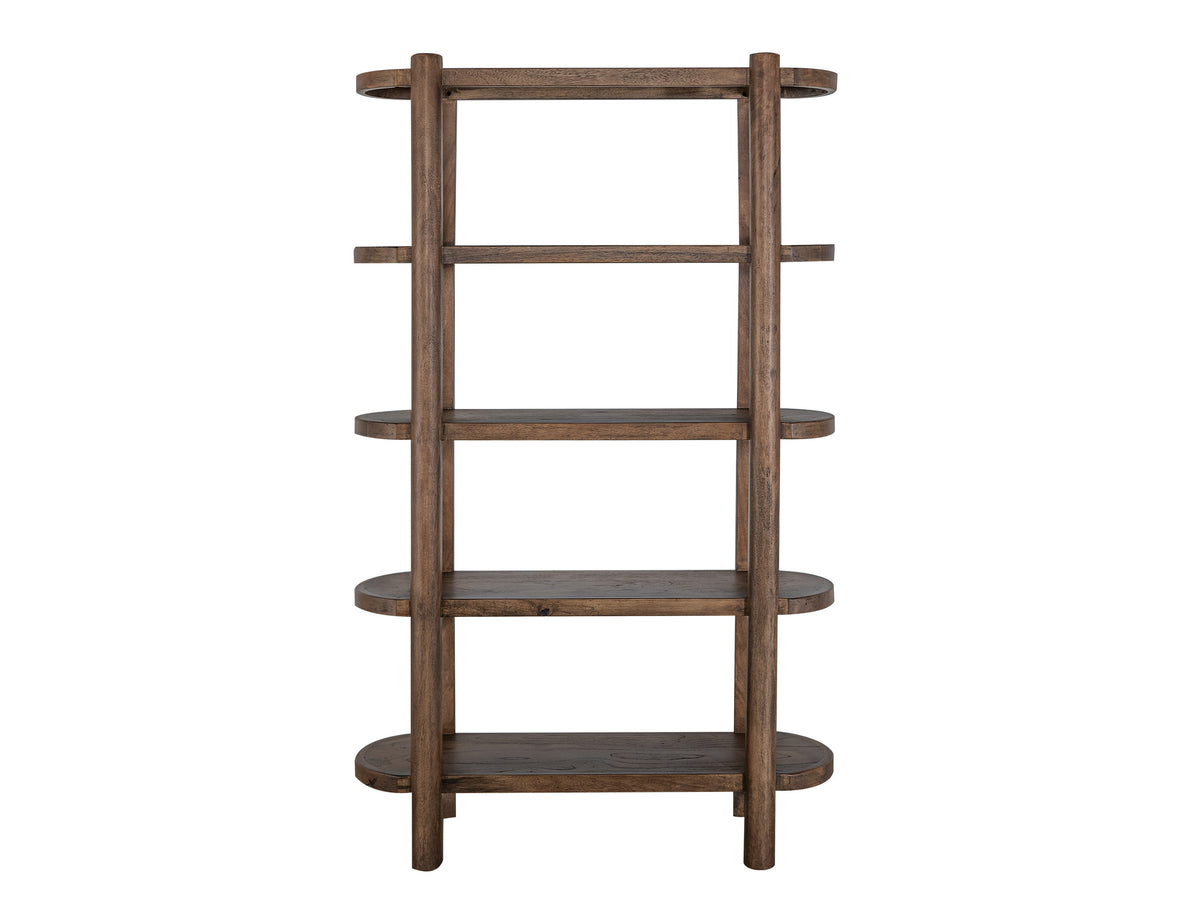 Balam Bookcase, Brown, 4 Shelves