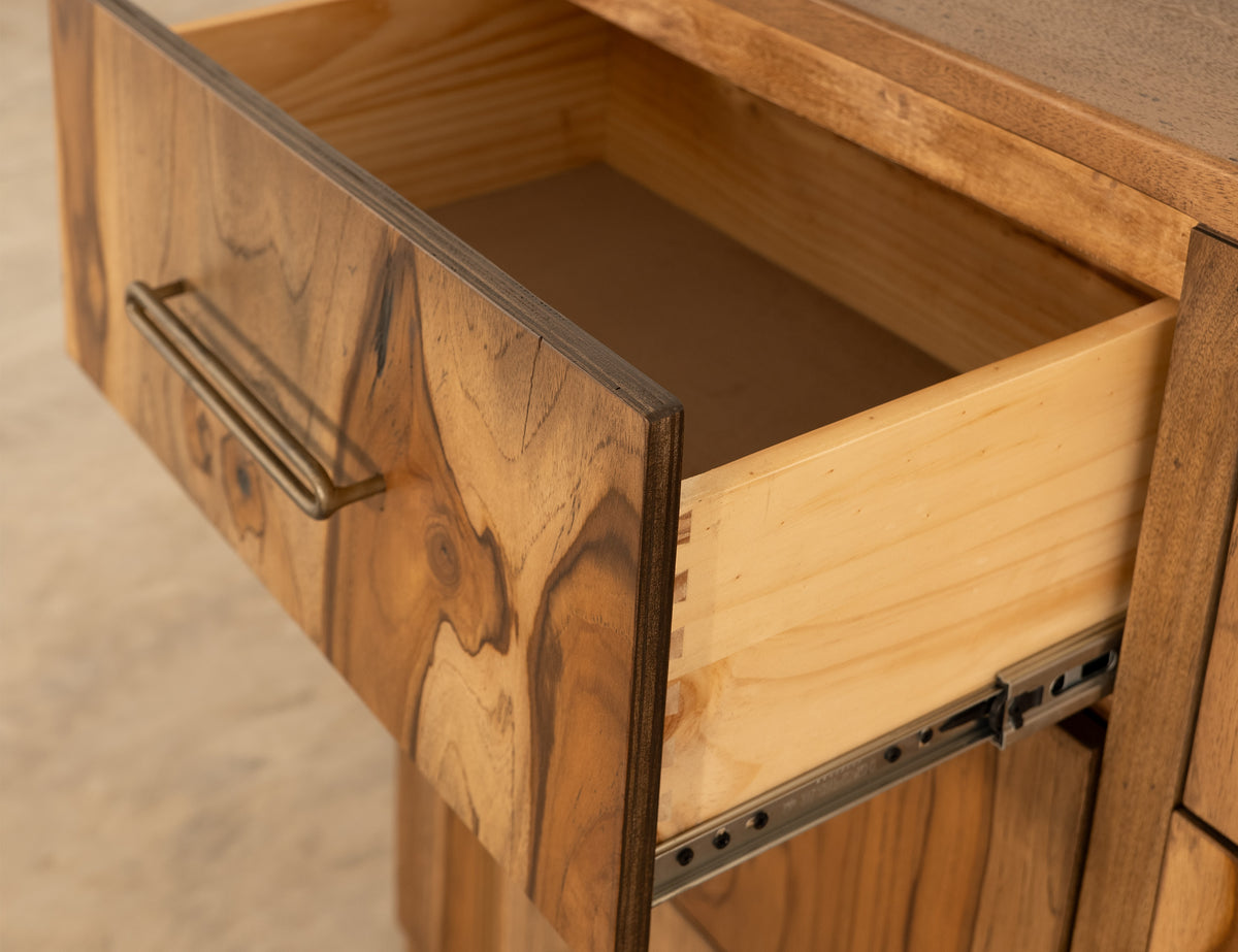 Balam Chest, Brown, 5 Drawer