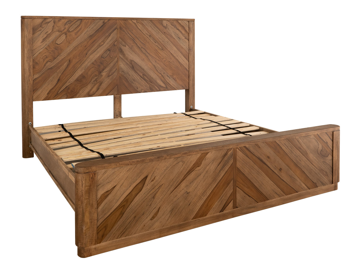 Balam Headboard, Brown, 6/6 Headboard Eastern King