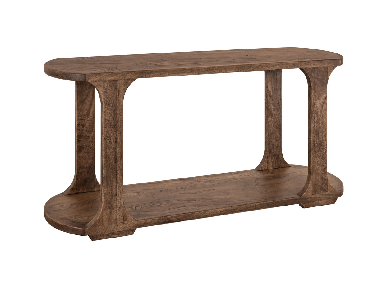 Balam Sofa Table, Brown, 1 Shelf