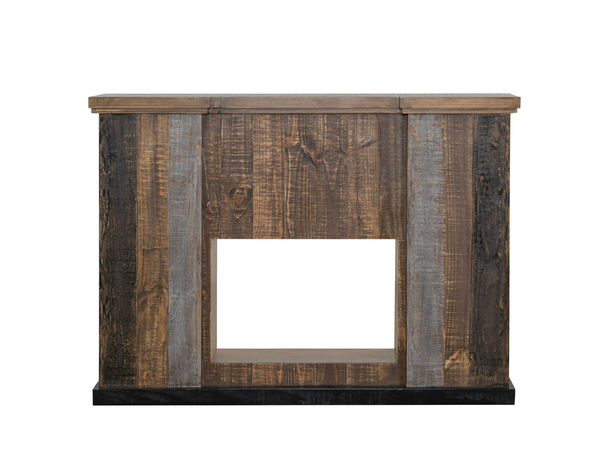 Loft Brown Console, Multicolor, Fireplace