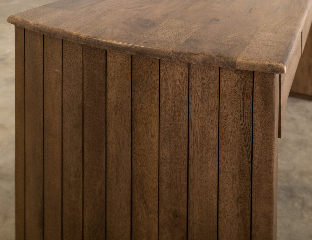 Mezquite Desk, Brown, 3 Drawer