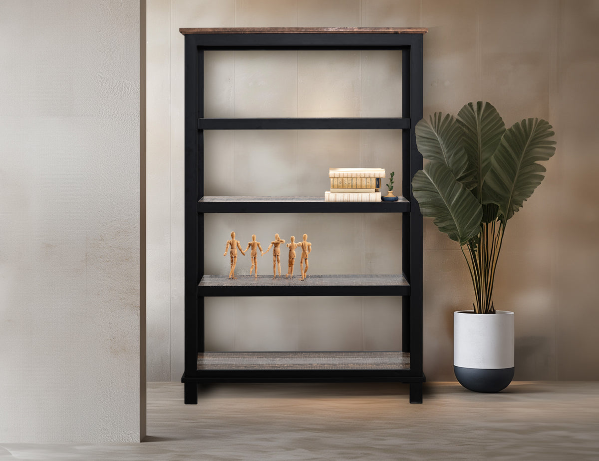 Loft Brown Bookcase, Multicolor, 4 Shelves