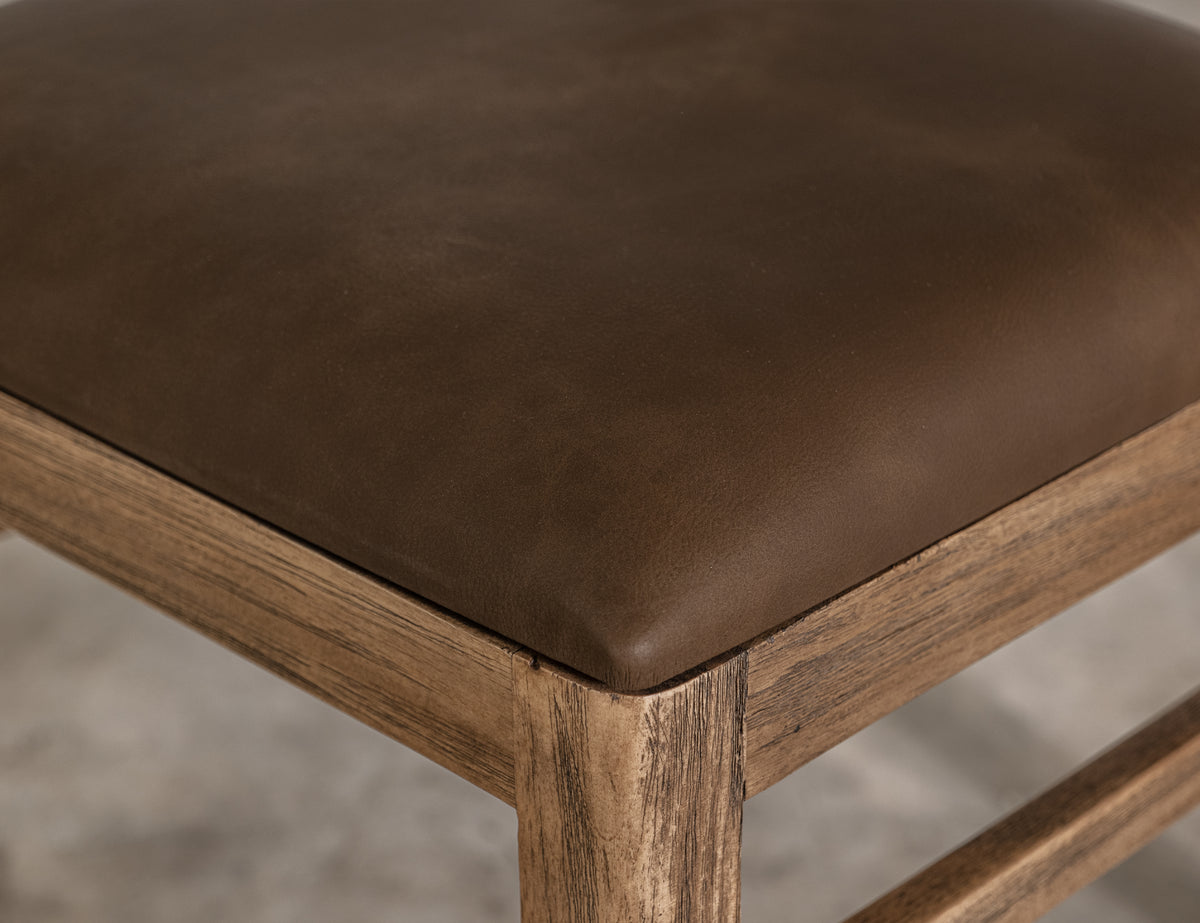 Balam Chair, Brown, Wooden - IFD4221CHR