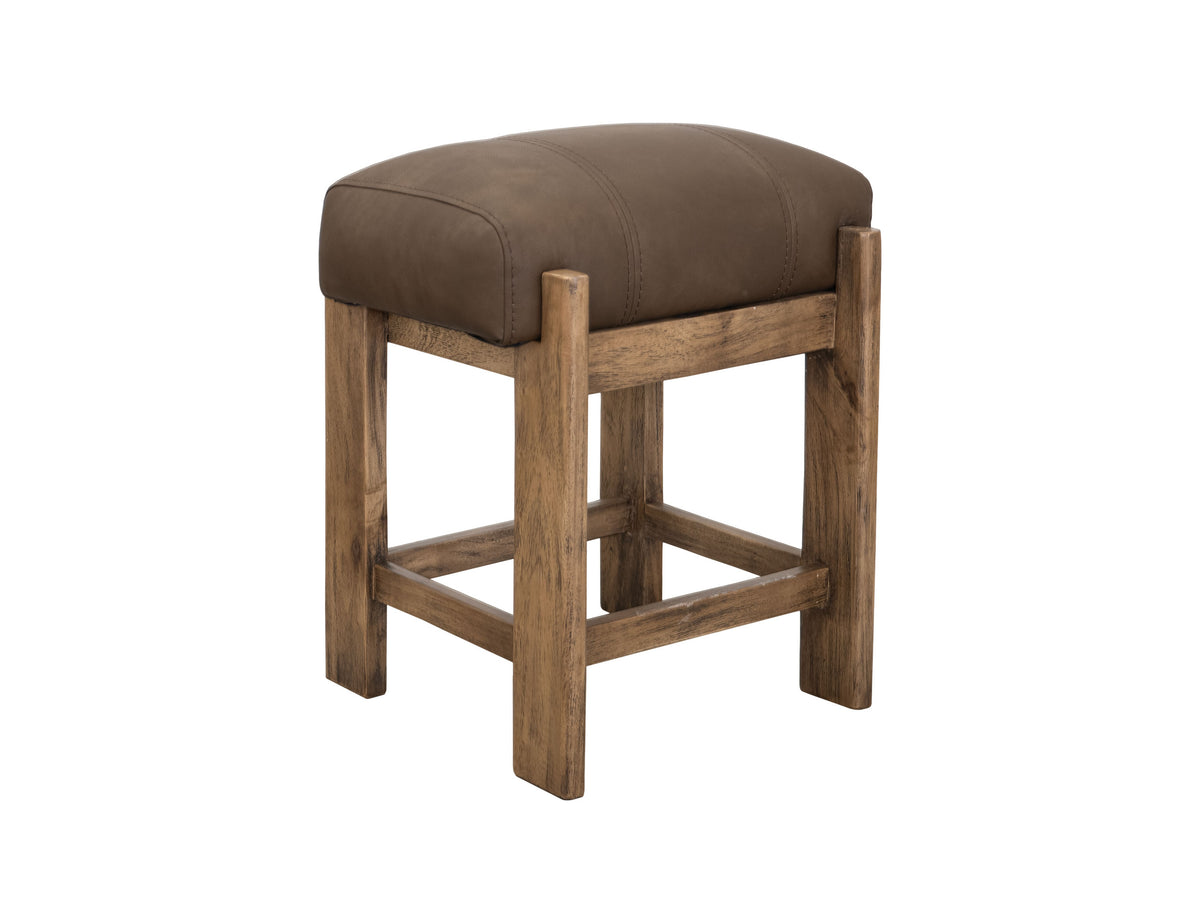 Balam Stool, Brown, 24"