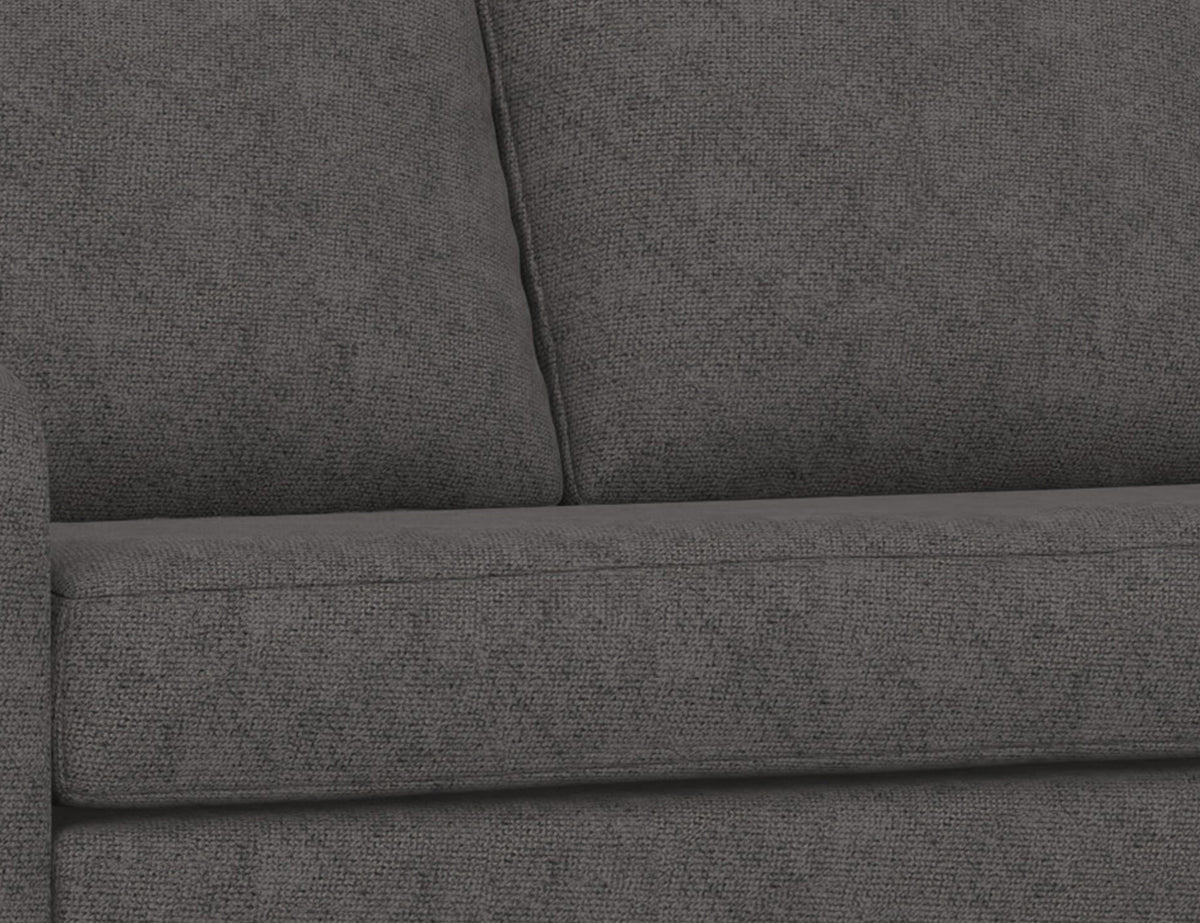 Samba Loveseat, Gray, Wooden Frame & Base, Sectional - IUP298-LOV-LF-121