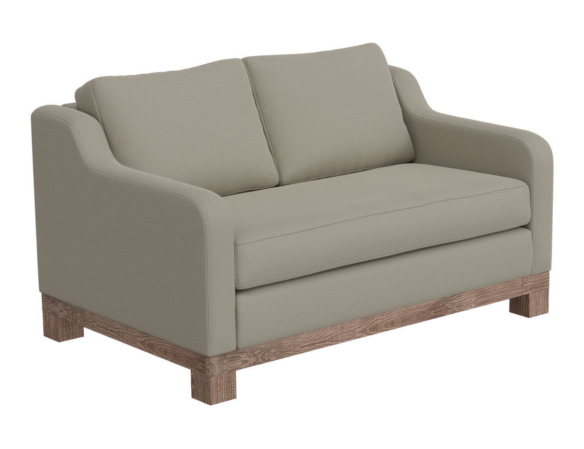 Samba Loveseat, Gray, Wooden Frame & Base - IUP298-LOV-151