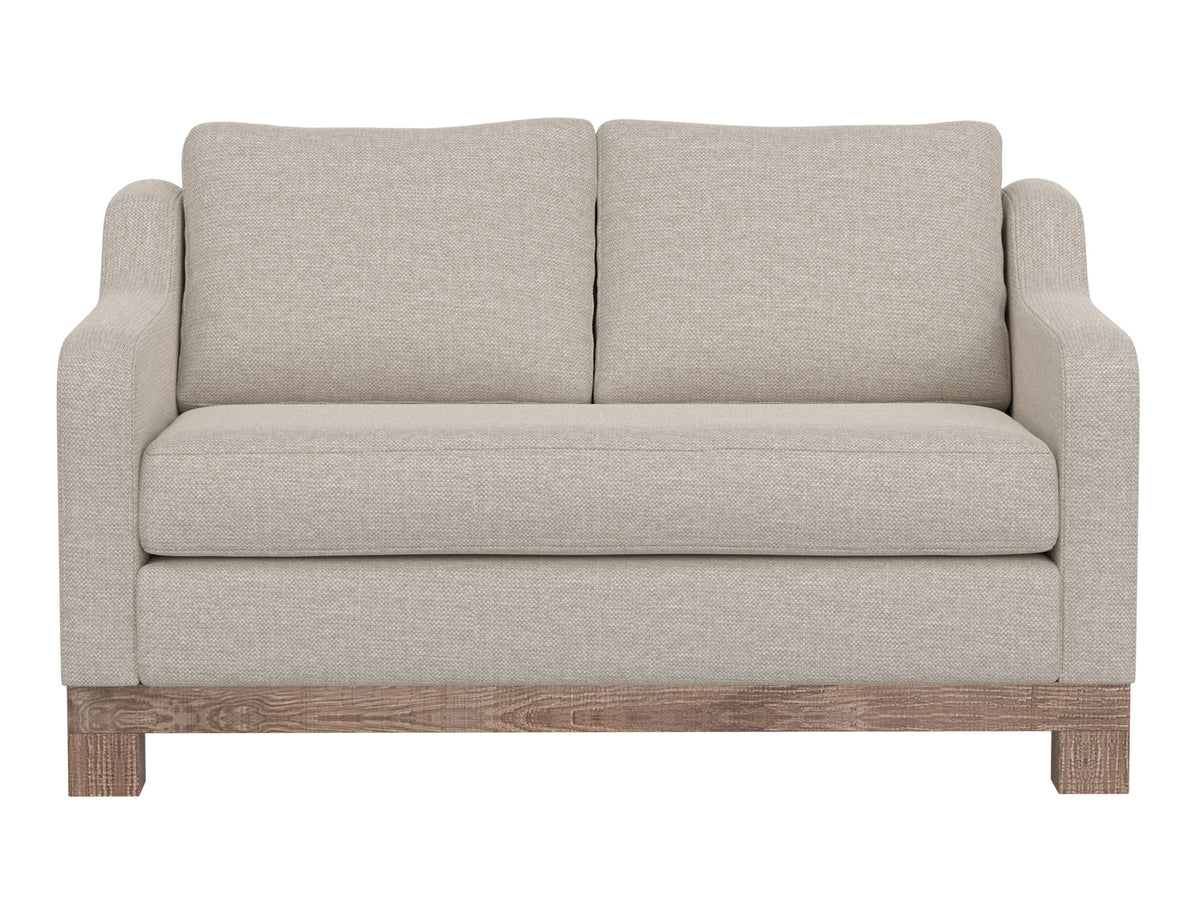Samba Loveseat, Beige, Wooden Frame & Base - IUP298-LOV-161