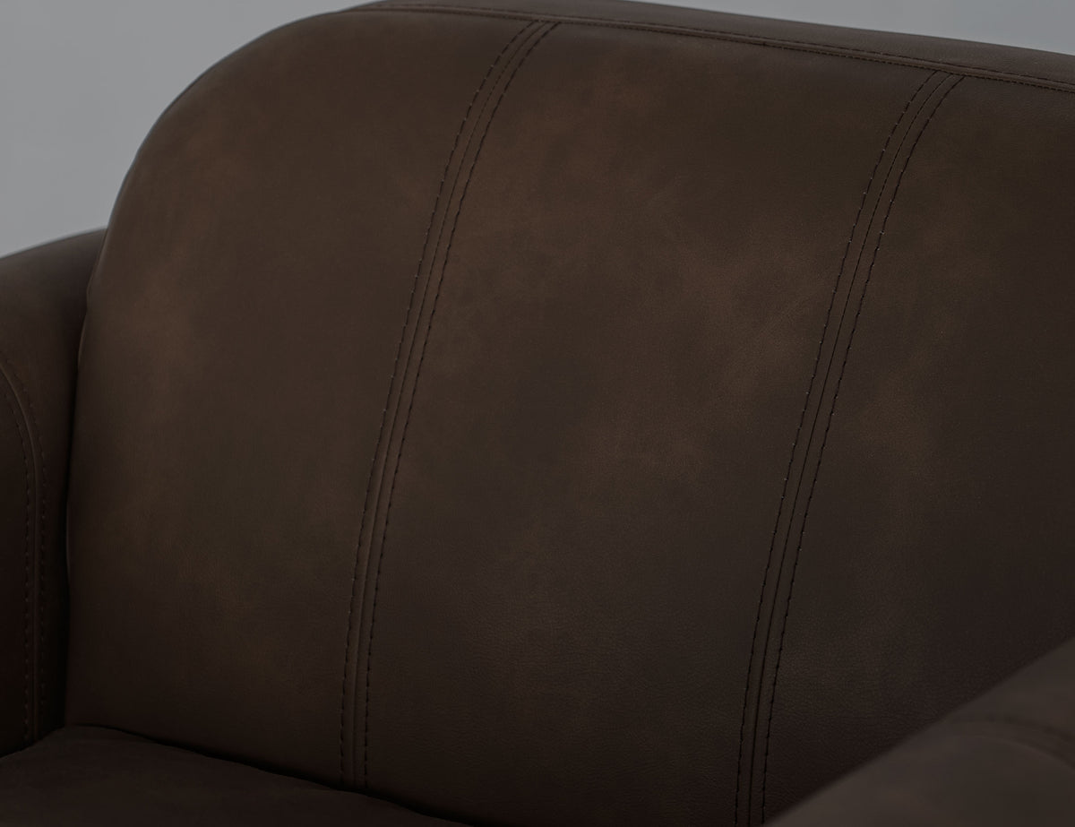 Balam Sofa, Brown, Wooden Frame & Base, Two-Cushion - IUP422-SOF-212