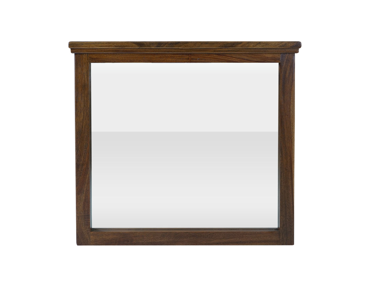 Walnut Mirror, Brown