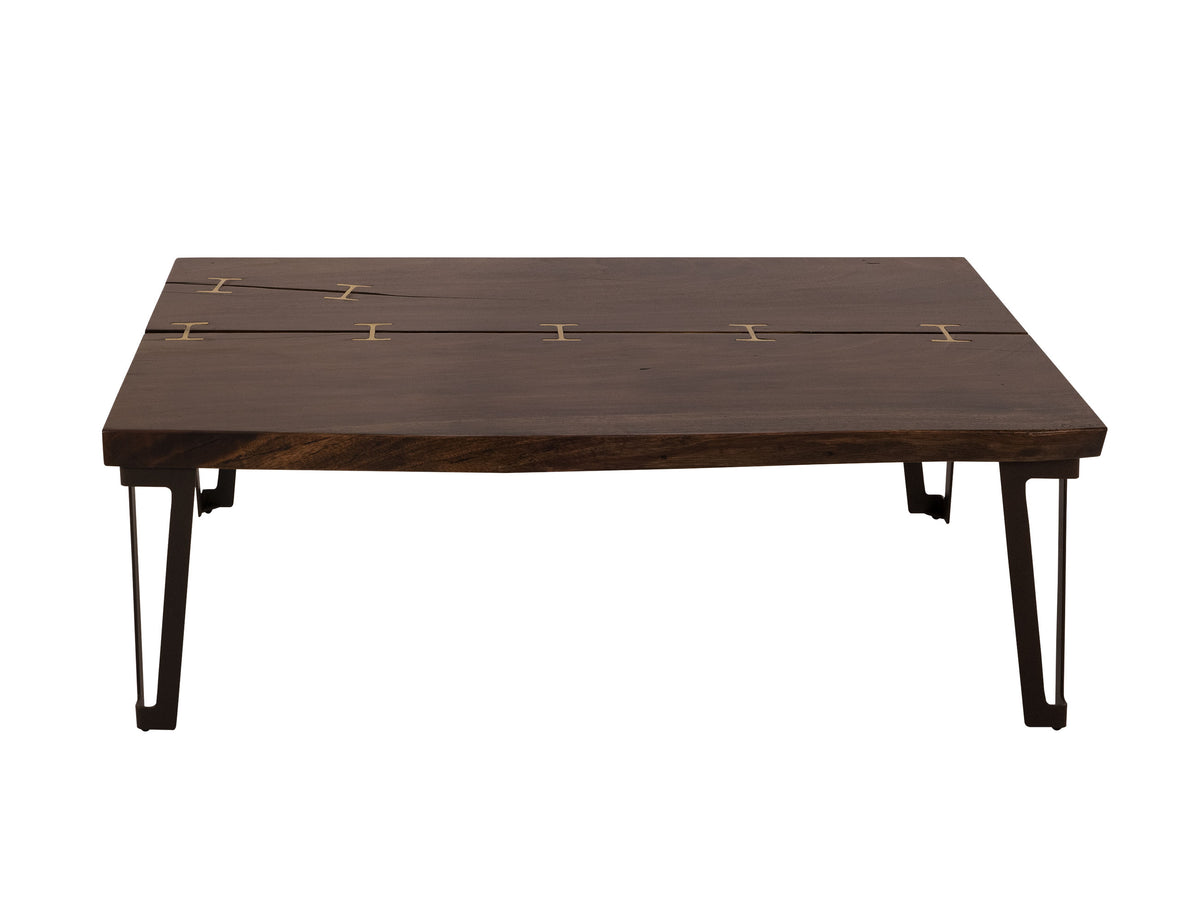 Walnut Cocktail Table, Brown