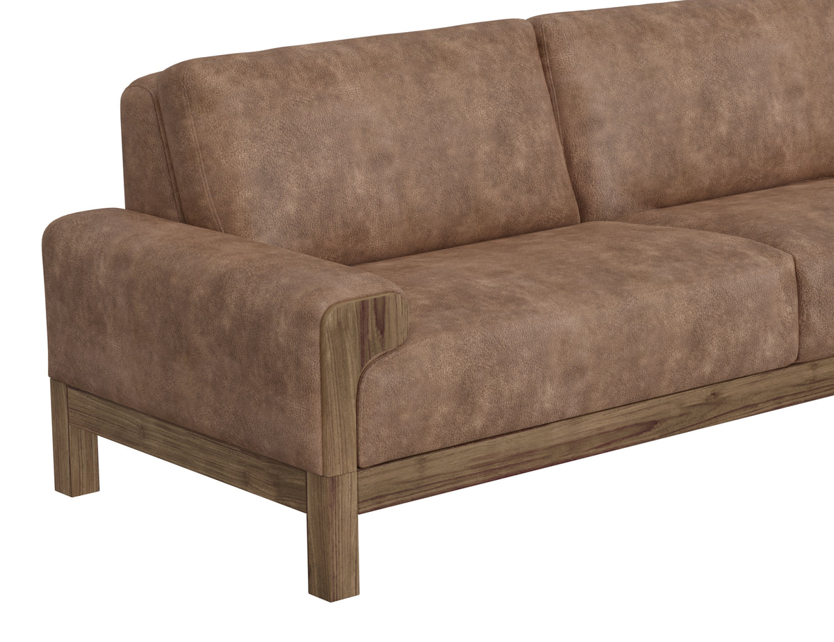 Sedona Sofa, Brown, Wooden Frame & Base - IUP966-SOF-214