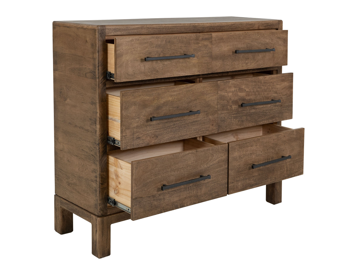 Merida Dresser, 6 Drawer