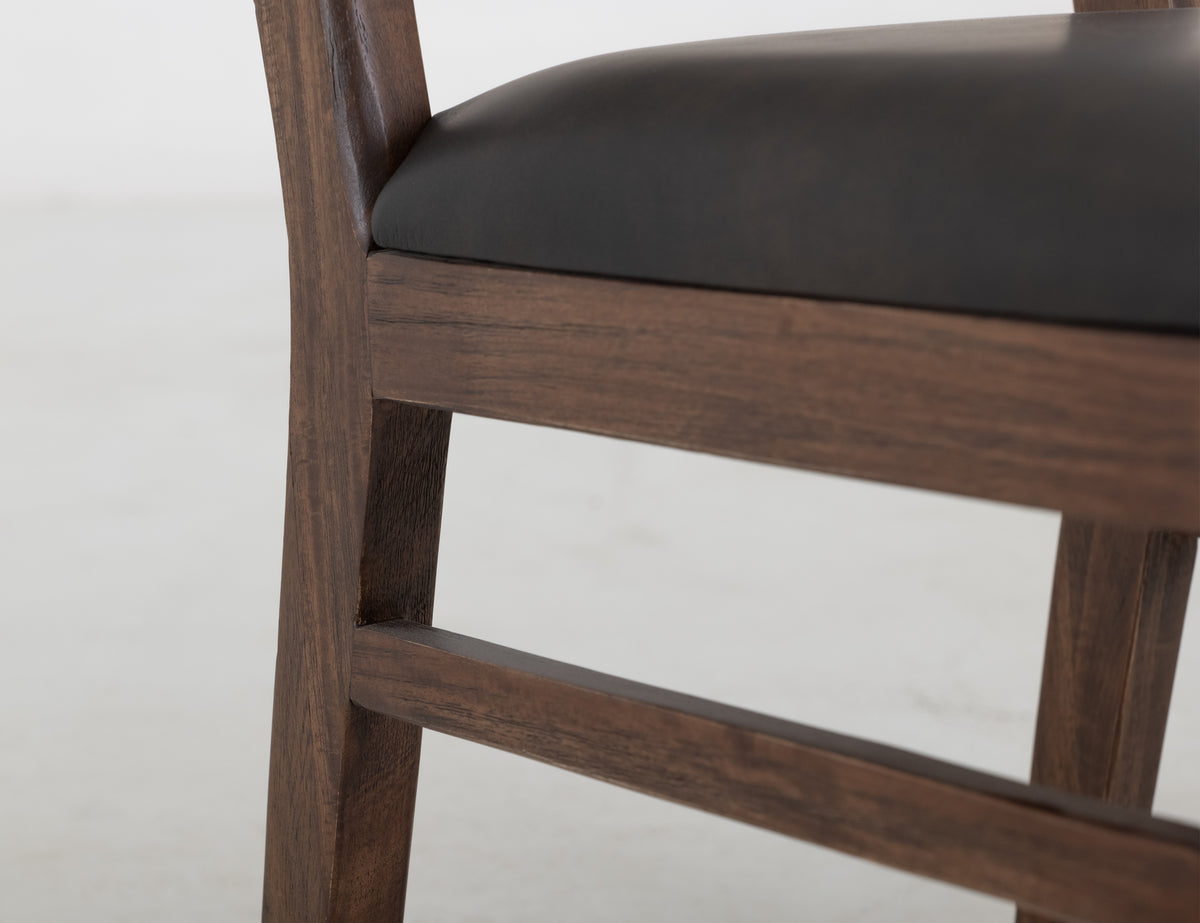Walnut Chair, Brown, Wooden
