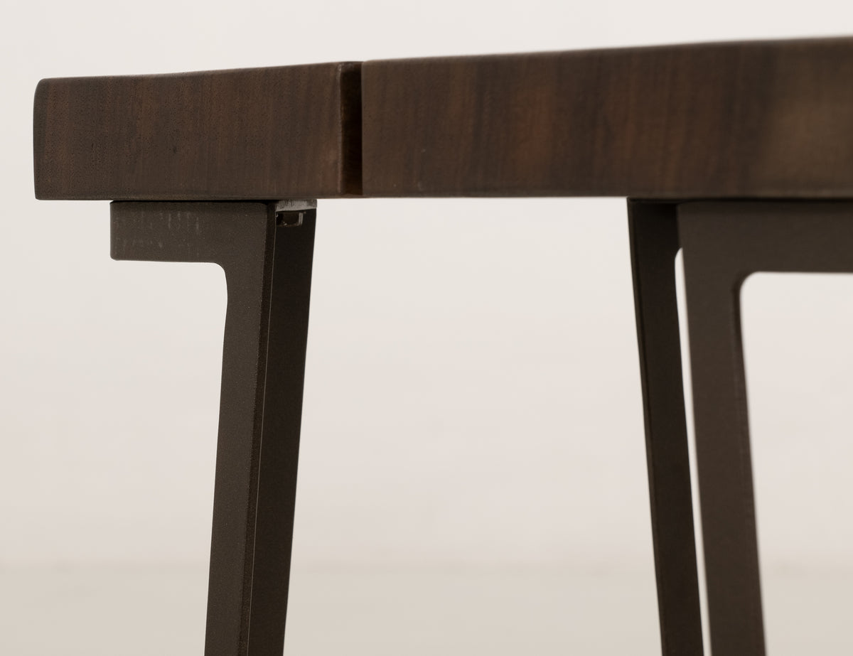 Walnut End Table, Brown