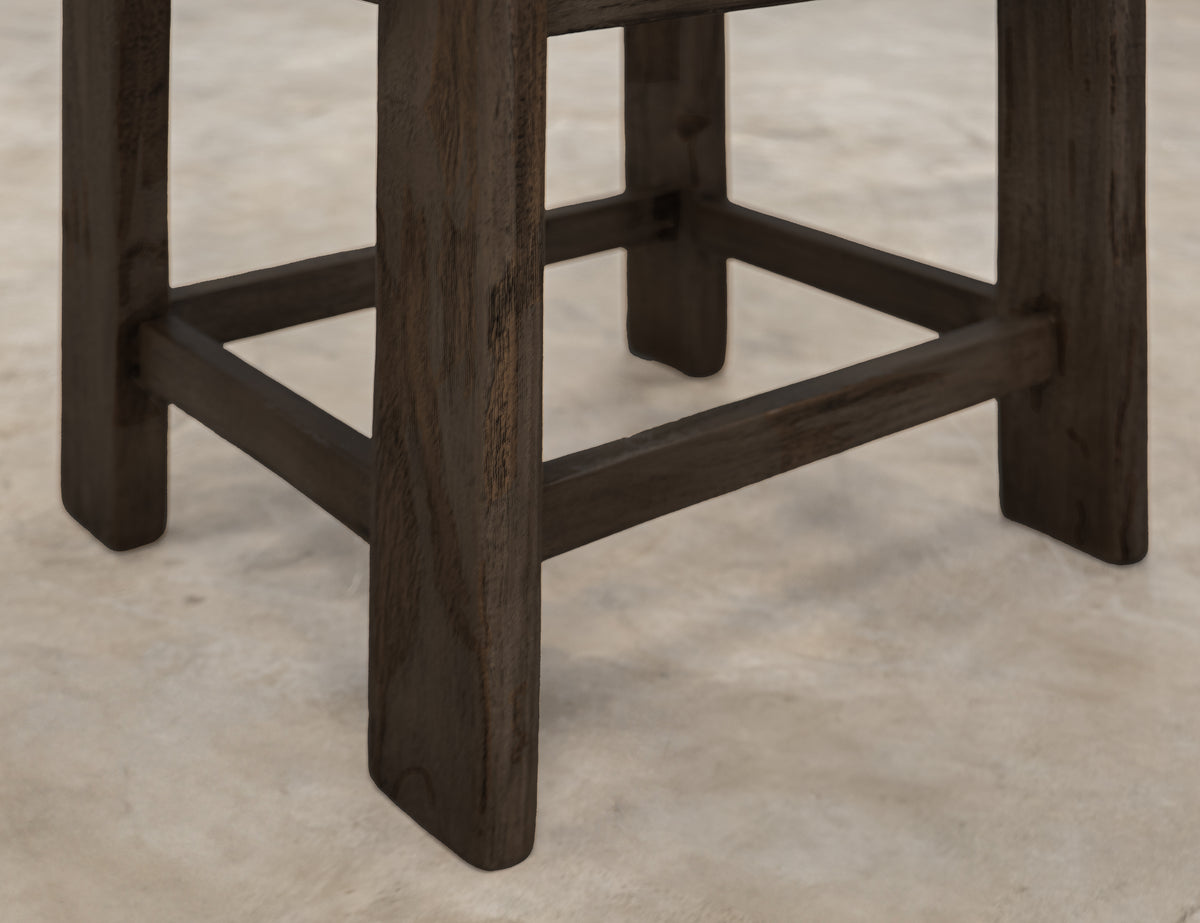 Black Balam Stool, Black, 24"
