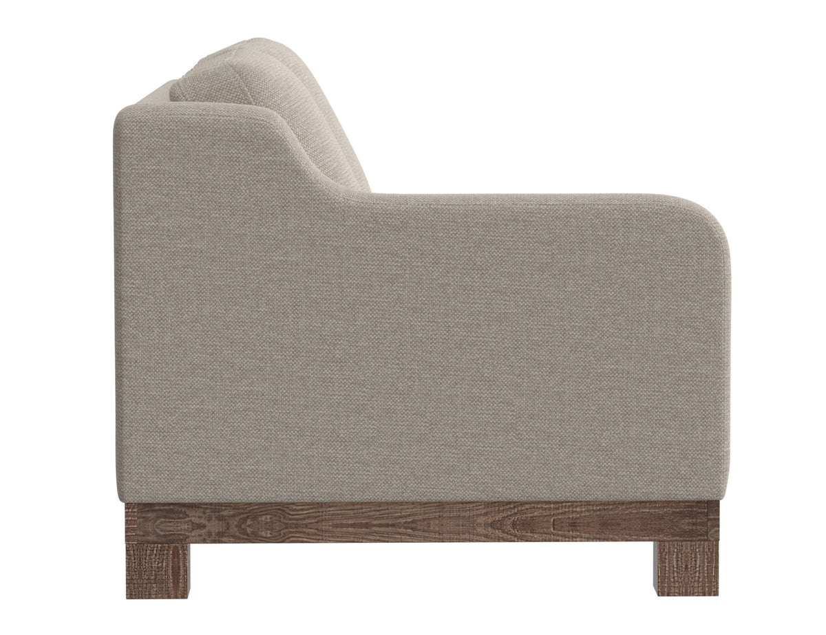 Samba Loveseat, Beige, Wooden Frame & Base, Sectional - IUP298-LOV-LF-161
