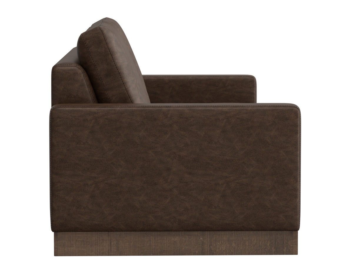 Georgia Sofa, Brown, Wooden Frame & Base - IUP722-SOF-212