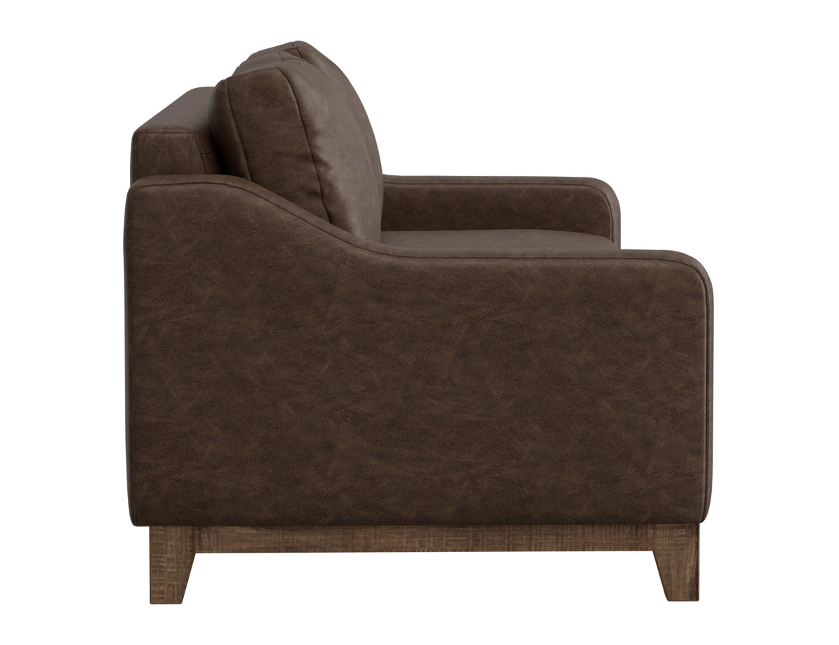 Olivo Sofa, Brown, Wooden Frame & Base - IUP541-SOF-212