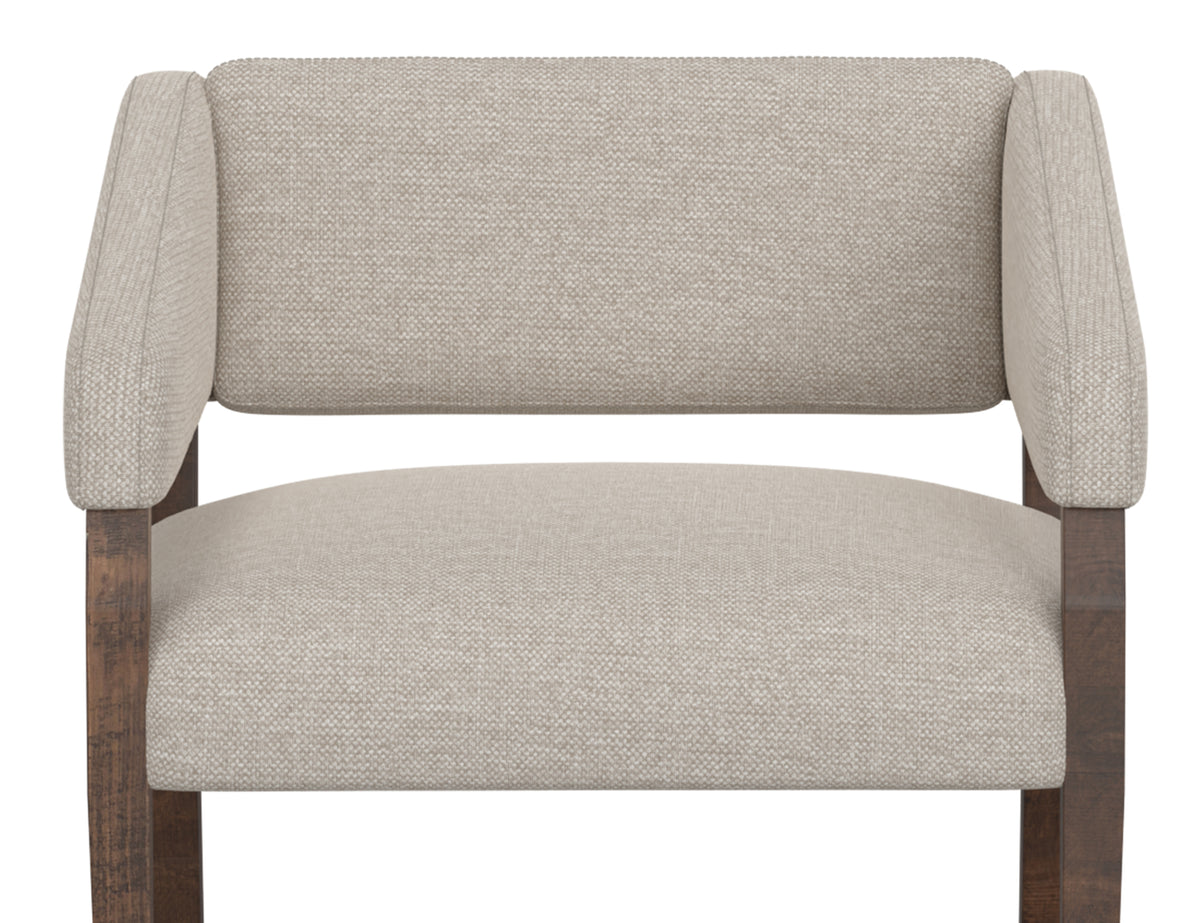 Murcia Armchair, Beige, Wooden Frame - IUP221-ACH-161