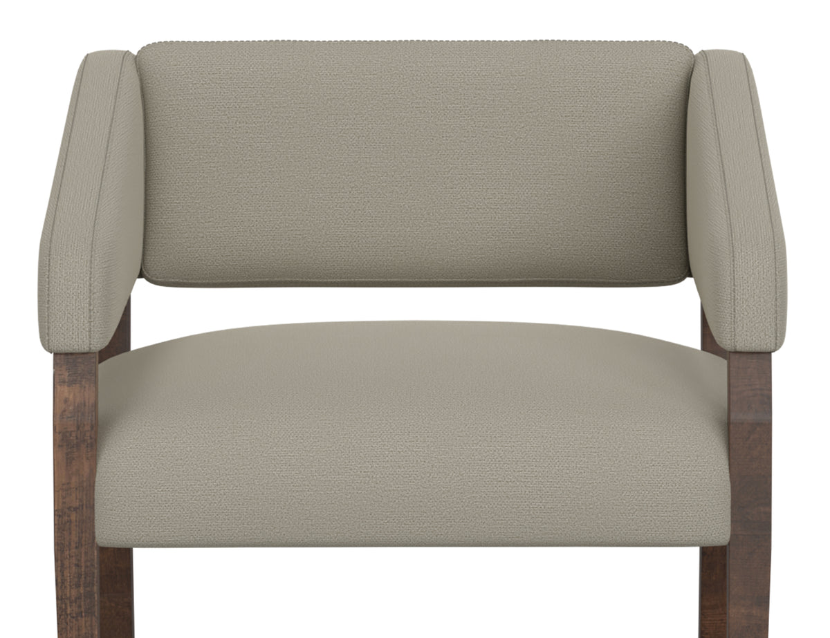Murcia Armchair, Gray, Wooden Frame - IUP221-ACH-151