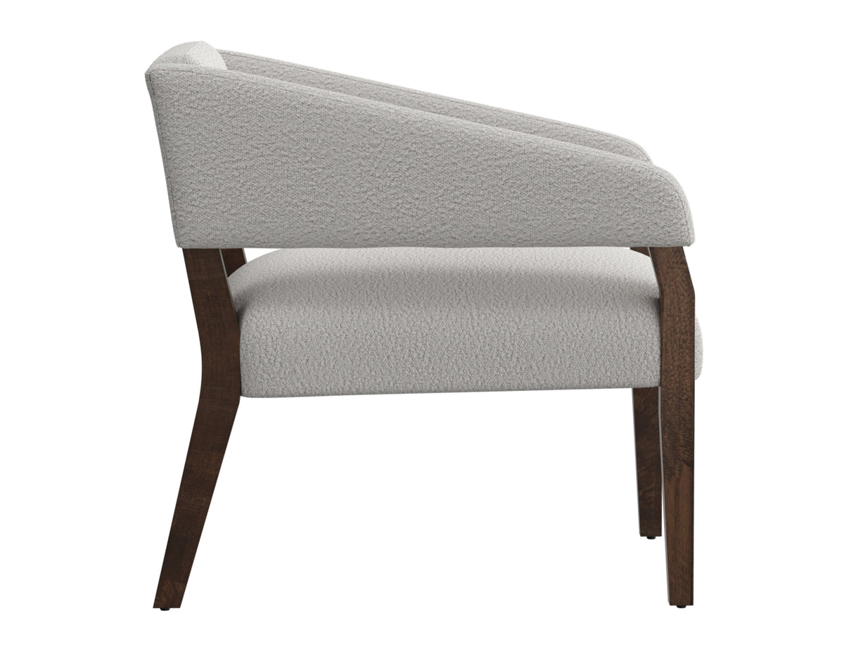 Murcia Armchair, Beige, Wooden Frame - IUP221-ACH-101