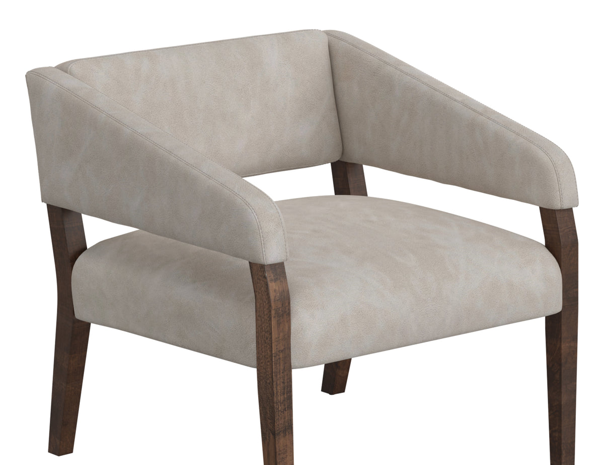 Murcia Armchair, Gray, Wooden Frame - IUP221-ACH-210