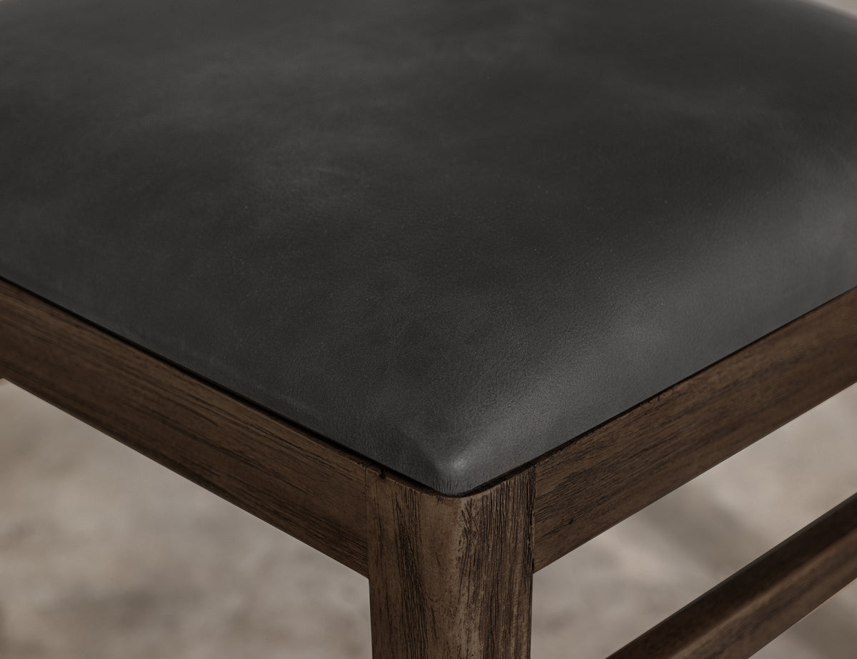 Black Balam Chair, Black, Wooden - IFD4421CHR
