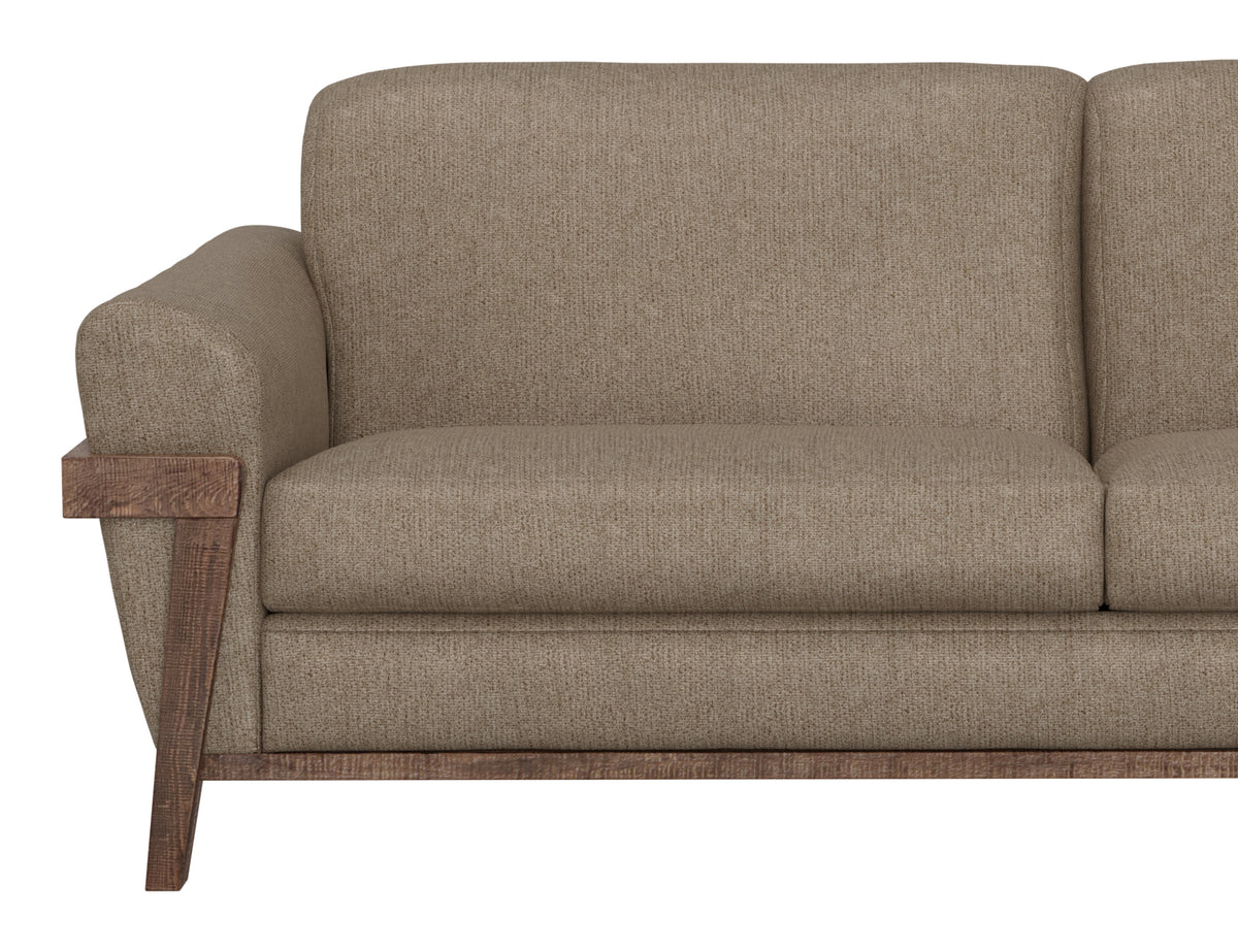 Loft Brown Sofa, Brown, Wooden Frame & Base - IUP644-SOF-152