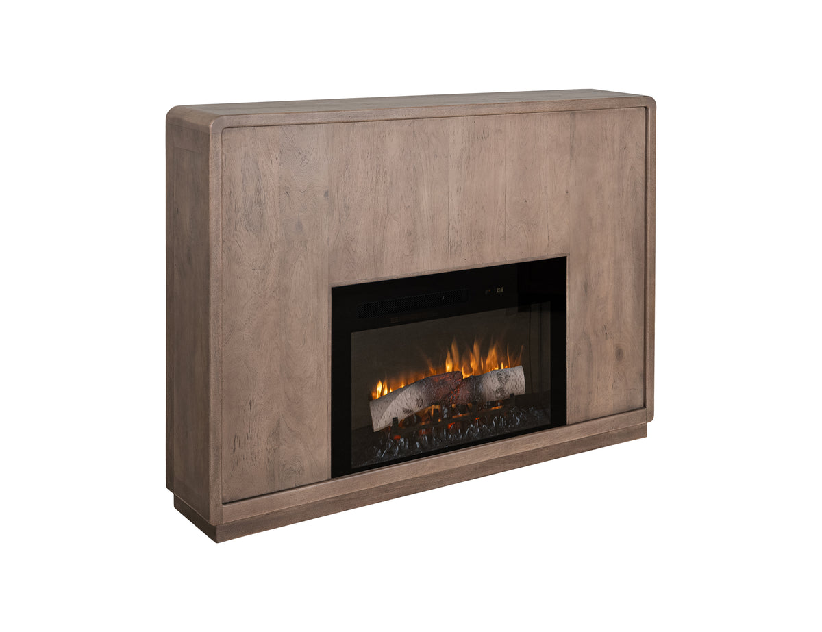 Mezquite Console, Brown, Fireplace