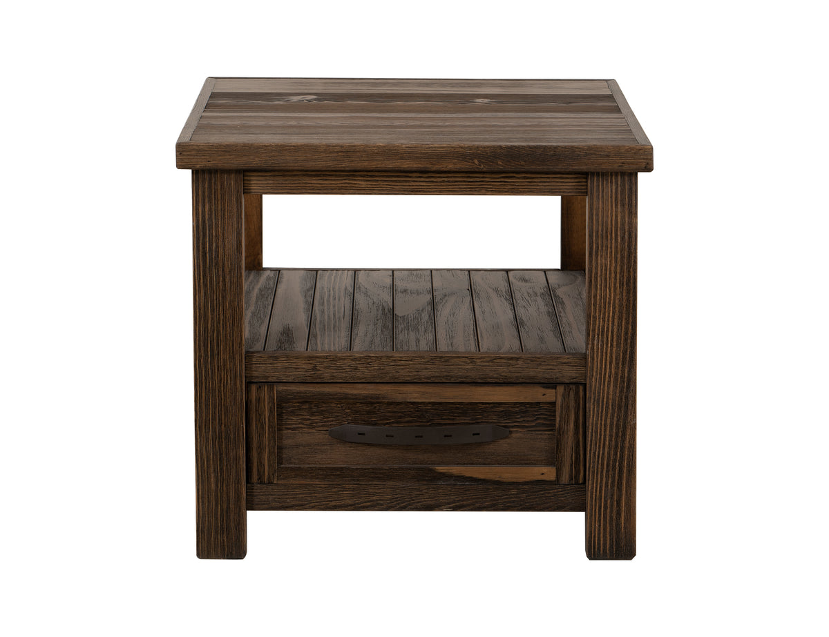 Dutton End Table, 1 Drawer