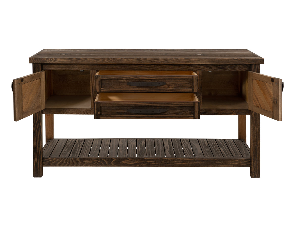 Dutton Sofa Table, 2 Drawer, 2 Door