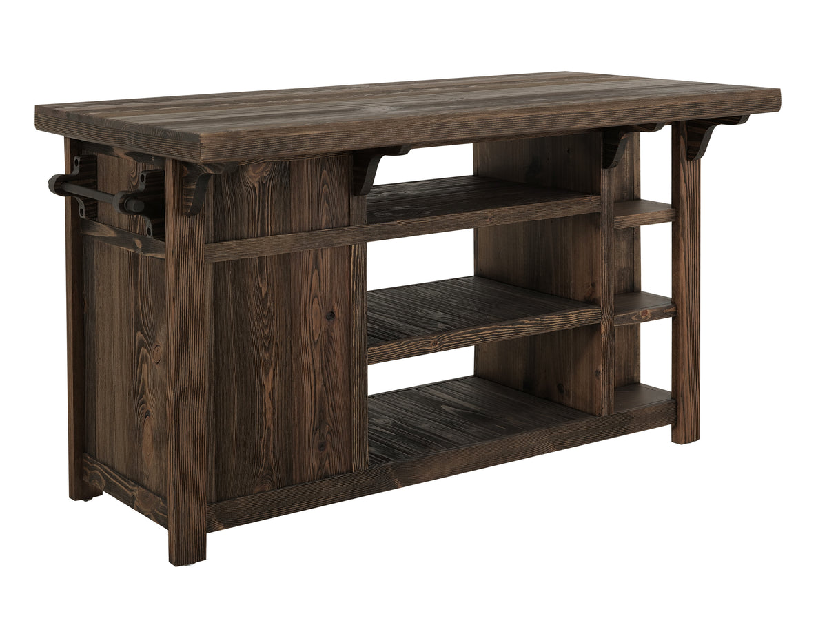 Dutton Kitchen Island, 2 Drawer, 1 Door