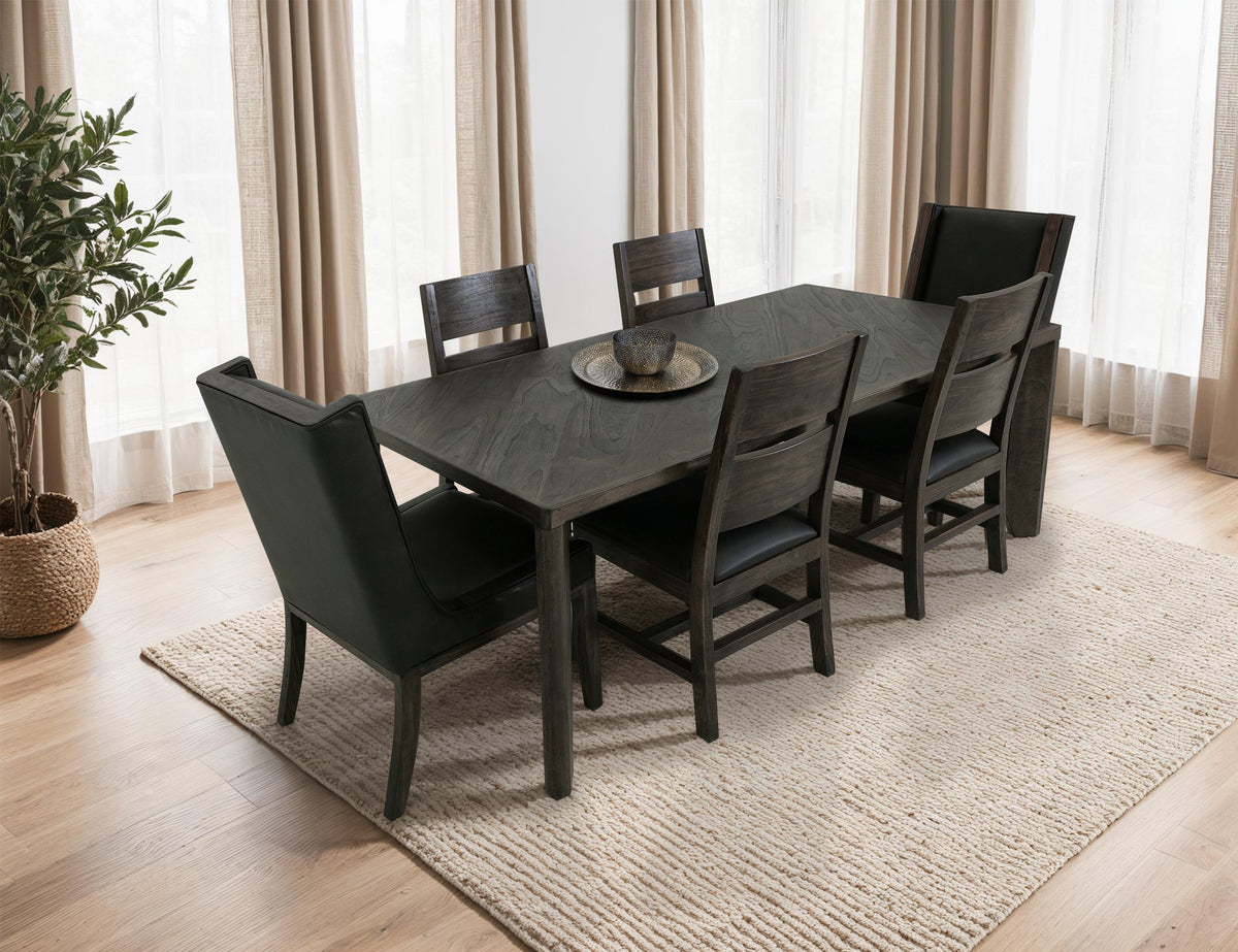 Dark Teak Chair, Wooden