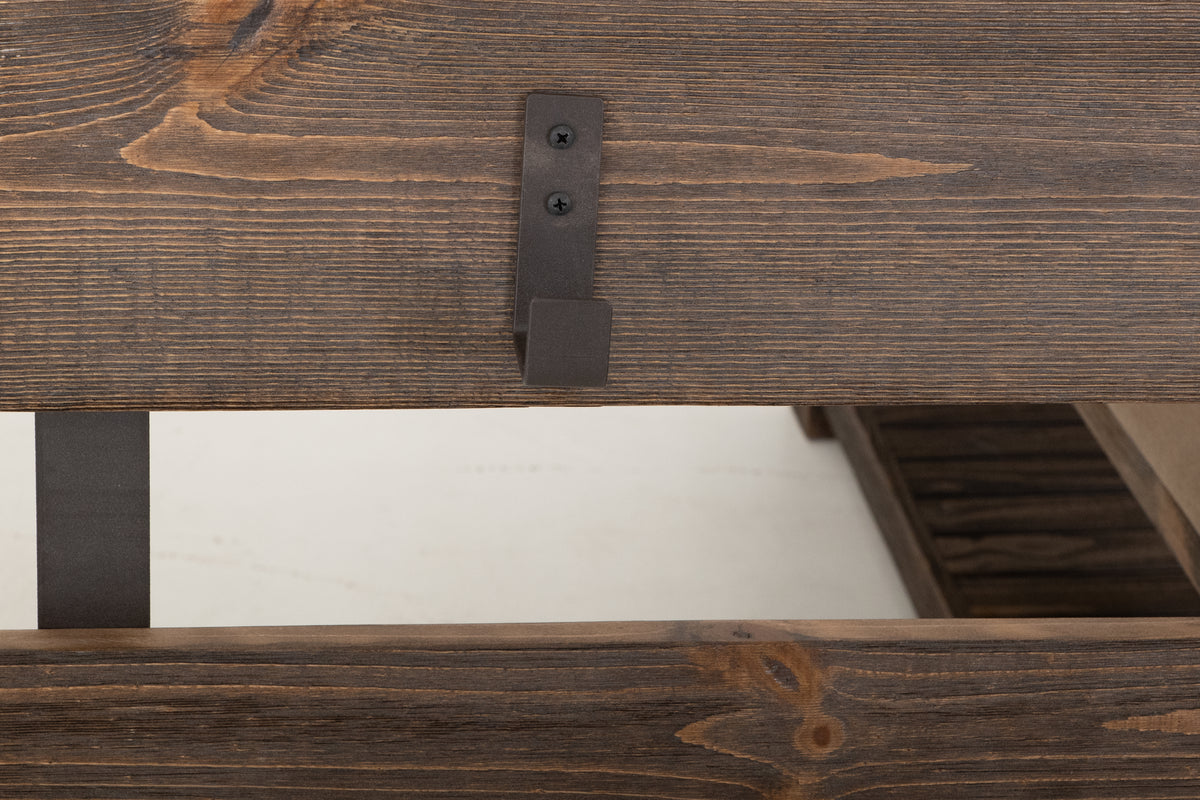 Dutton Hall Tree, Coat rack and bench