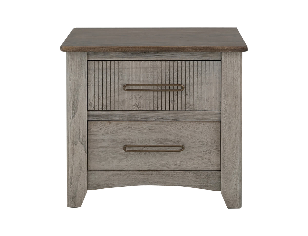Ridge Nightstand, 2 Drawer