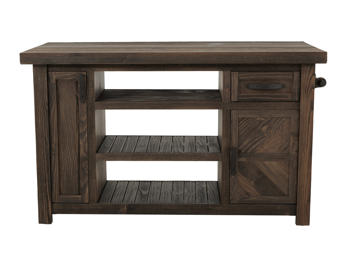 Dutton Kitchen Island, 2 Drawer, 1 Door