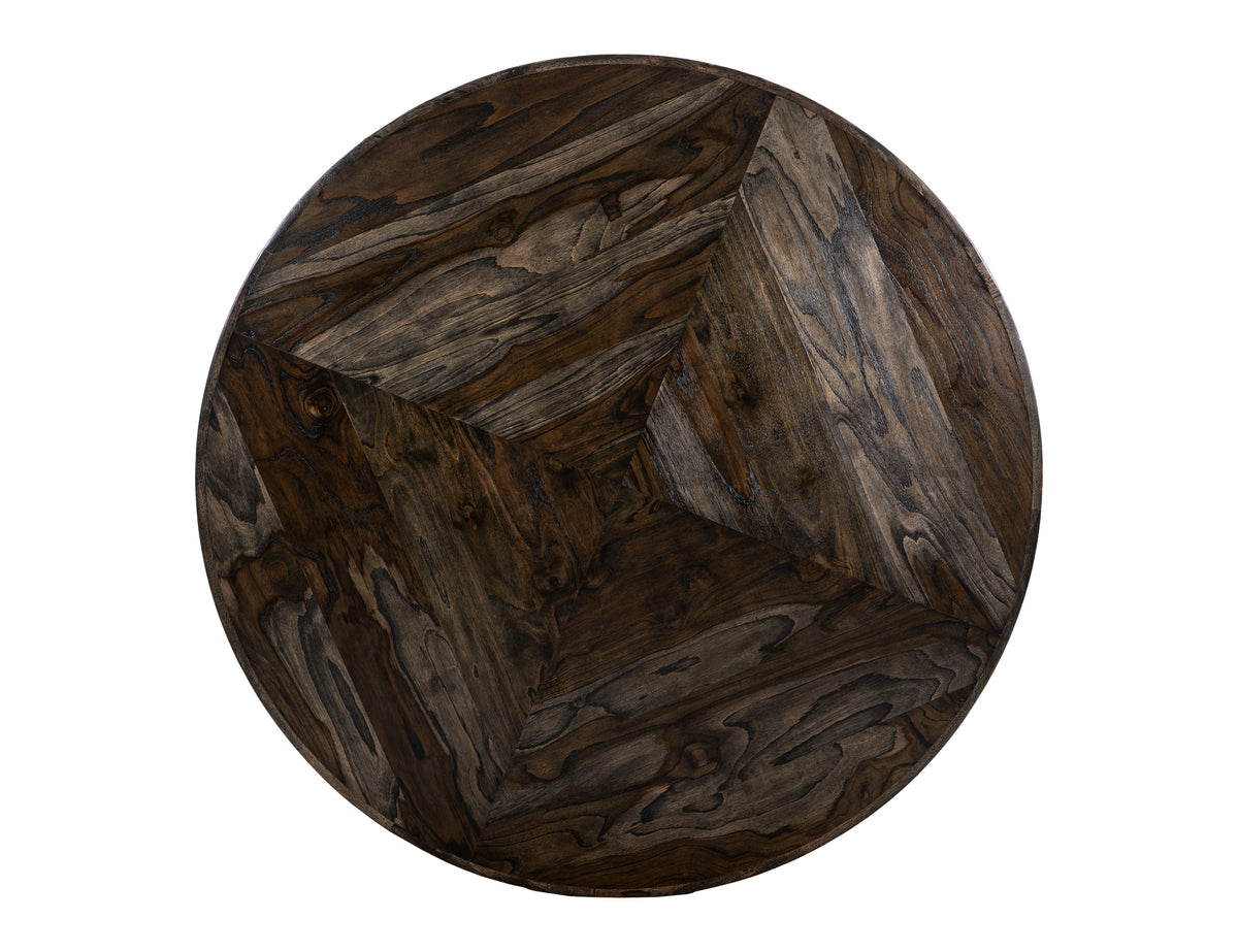 Black Balam Round Table, Black, Top
