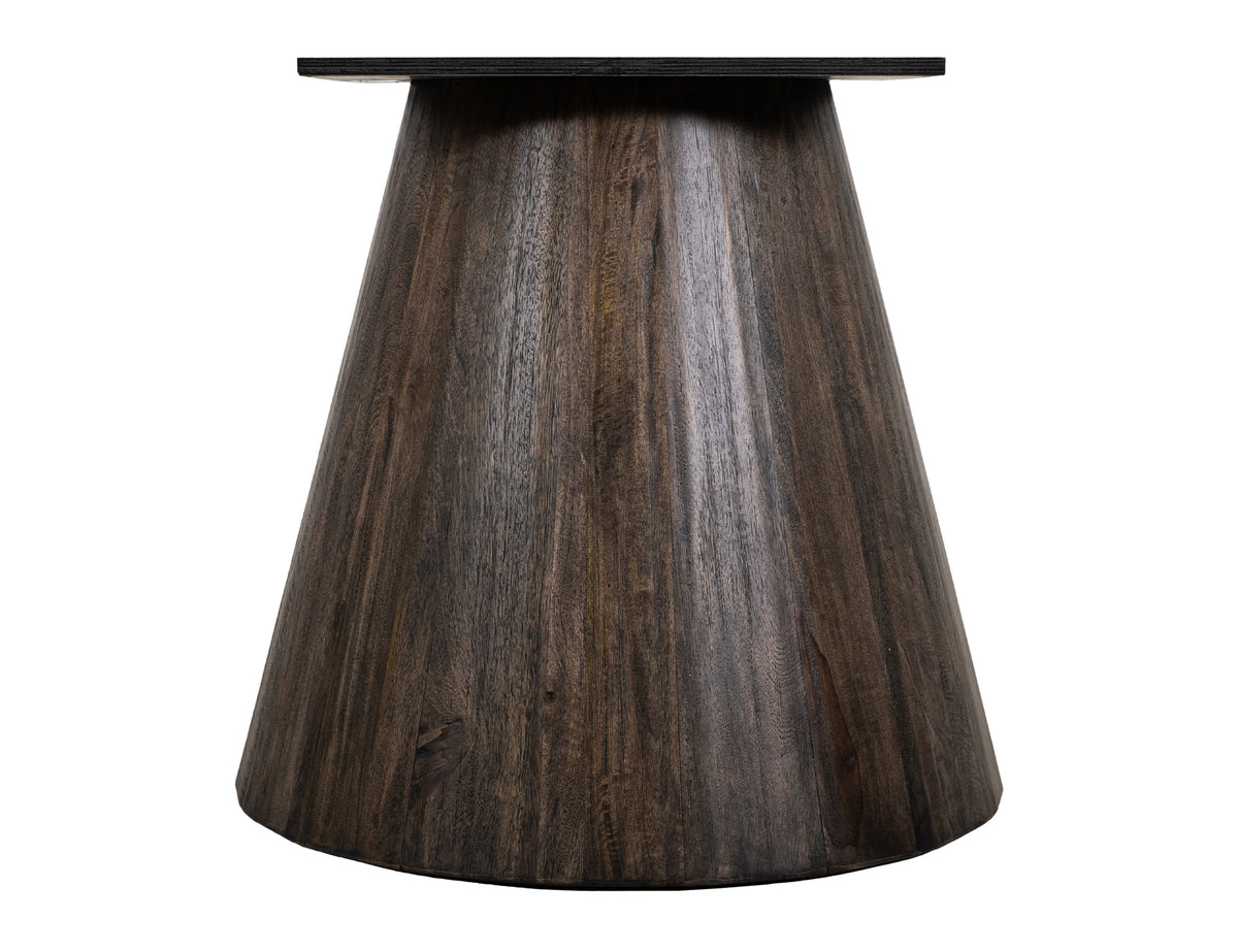 Black Balam Round Table, Black, Base