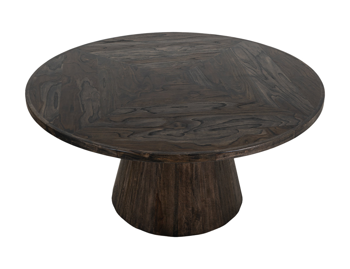 Black Balam Round Table, Black, Top